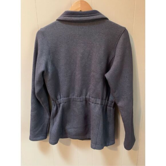 Columbia Women's M Jacket Sweater Felix Peak Blue Button Up Lightweight - Picture 2 of 4